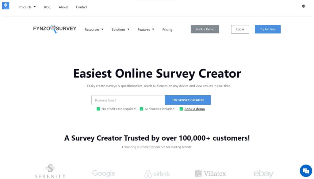 Market Research Software 1- Fynzo Survey